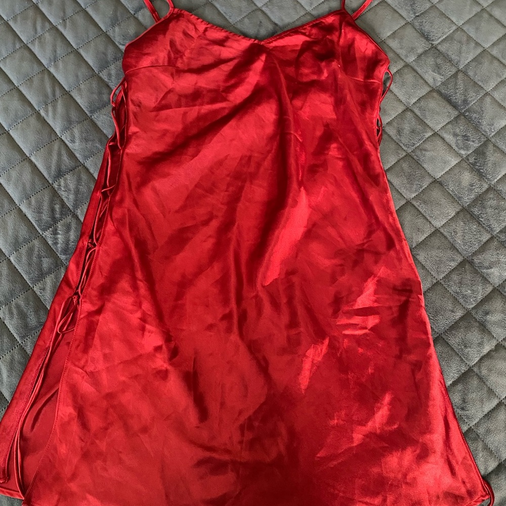 Robe Chemise Victoria's Secret - Soie Mélangée Cachemire, Paisley Bleu, Taille SMALL